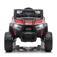 Load image into Gallery viewer, UWR-Nite 12V Kids Ride on Car, Electric Off-Road UTV Truck with Forward and Reverse Functions, Double Open Doors, Safety Belt, Horn, Music, and Lights for Kids Aged 3-5 Years